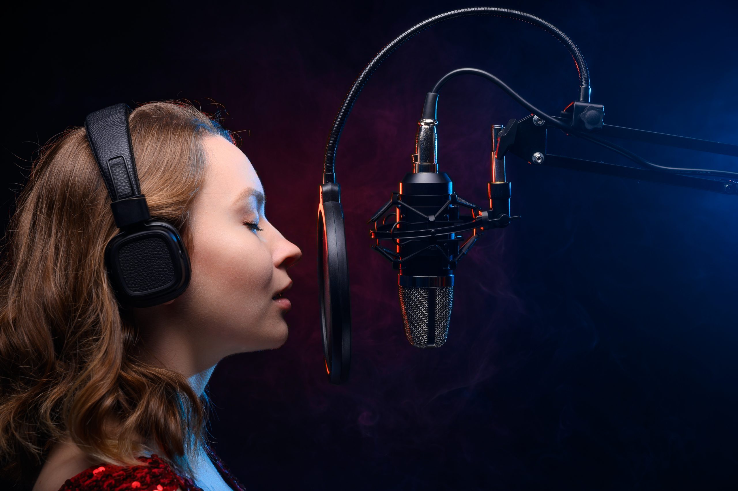 Lady singing